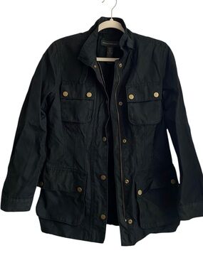 Banana Republic Black Jacket with Gold Lettering